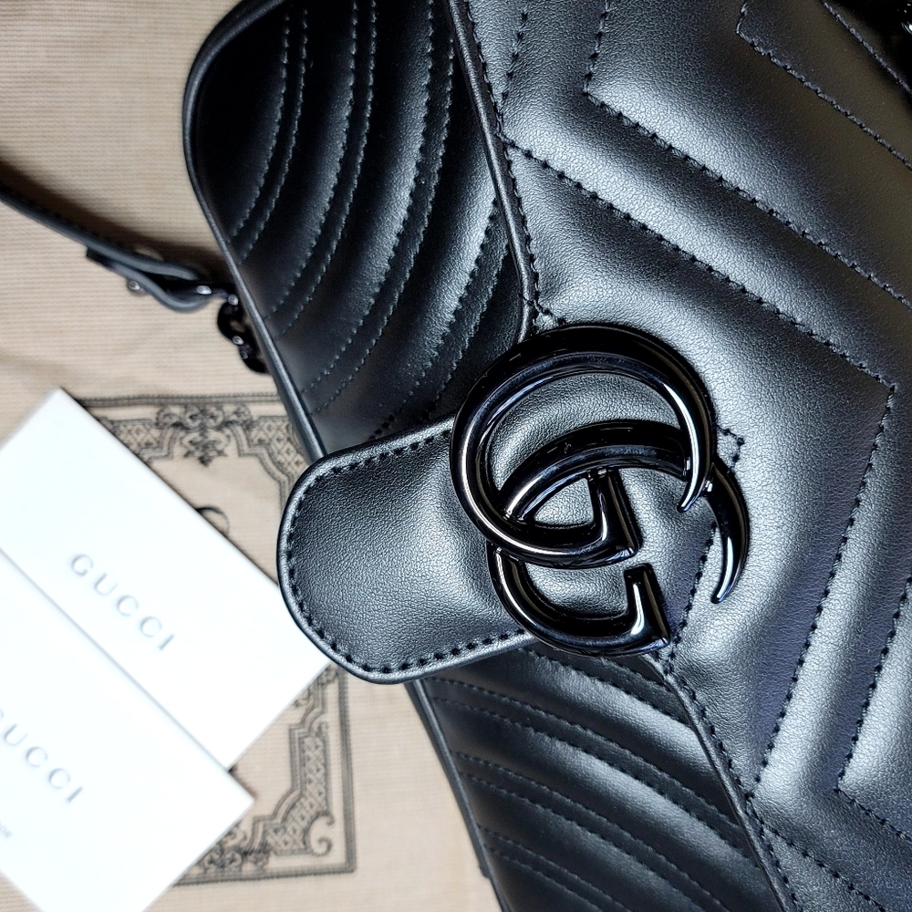 NWT Gucci GG Mormont Quilted Mini Shoulder Bag - Picture 9 of 9